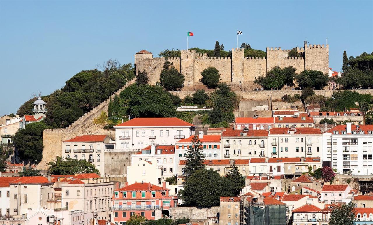 Bl Bairro Alto Famous Bica Funicular Street View Lisbon