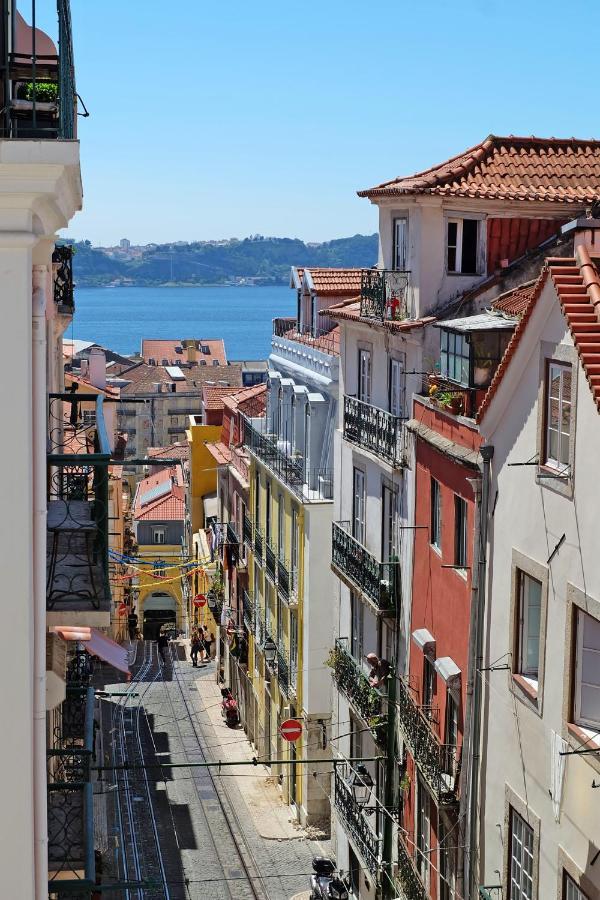 Bl Bairro Alto Famous Bica Funicular Street View *